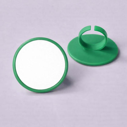 Custom Logo Cupcake Toppers – Personalized Photo or Business Logo – Printed Cupcake Rings for Parties & Events