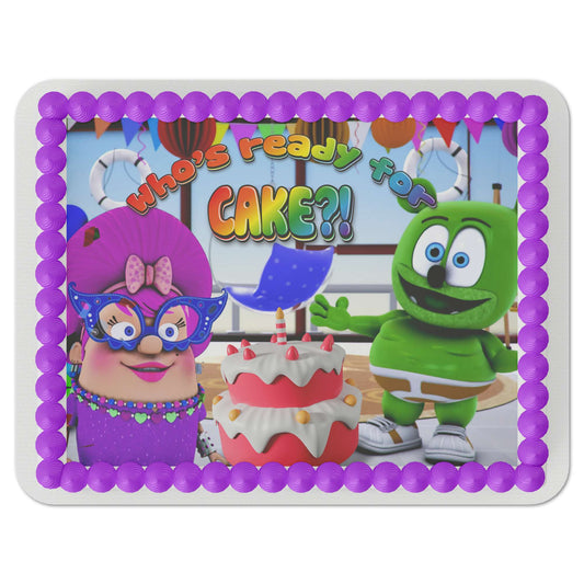 Gummibär and Friends® Ready for Cake Edible Cake Topper