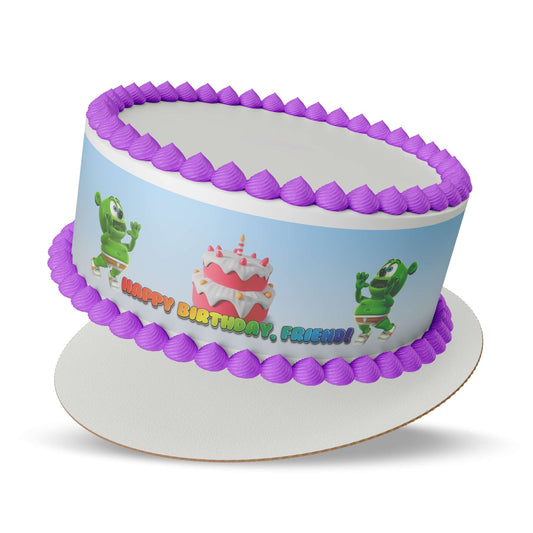 Gummibär and Friends® Ready for Cake Edible Cake Strips