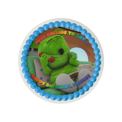 Gummibär and Friends® Just Calling Round Edible Cake Topper