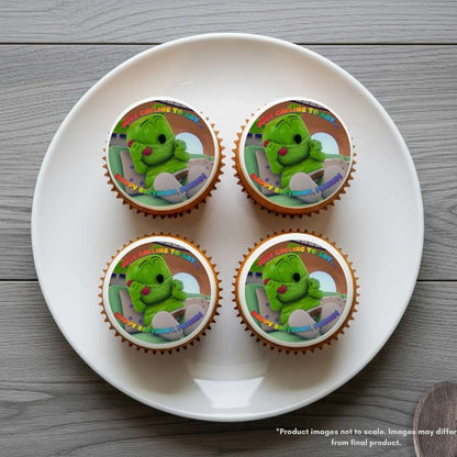 Gummibär and Friends® Just Calling Round Edible Cake Topper