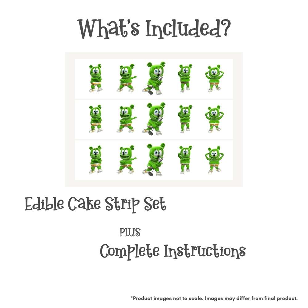 Gummibär and Friends® Dance Edible Cake Strips