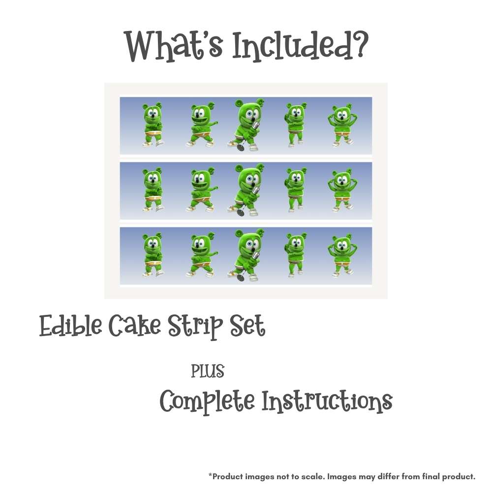Gummibär and Friends® Dance Edible Cake Strips