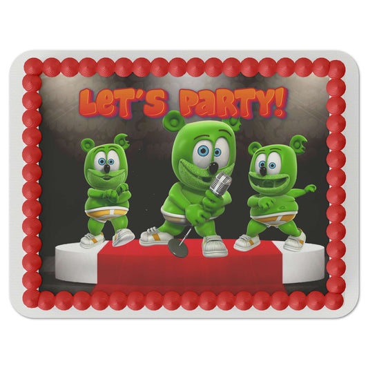 Gummibär and Friends® Rock Star Edible Cake Topper