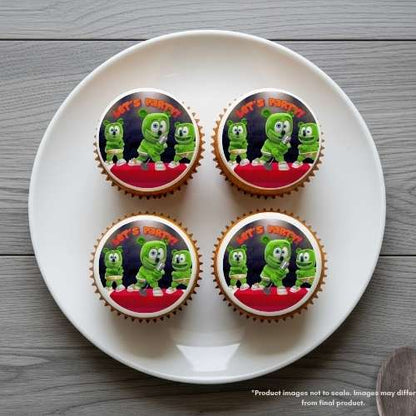 Gummibär and Friends® Rock Star Round Edible Cake Topper