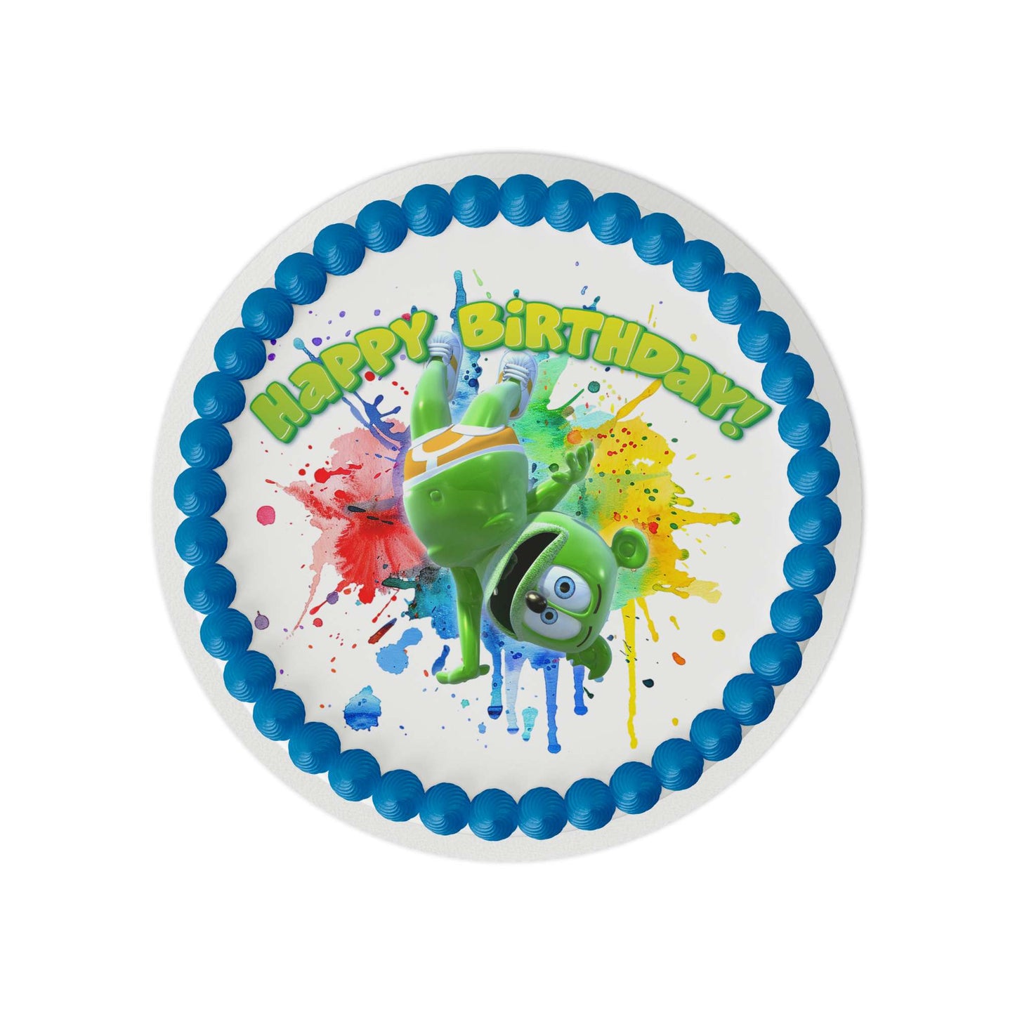 Gummibär and Friends® Splatter Edible Cake Topper