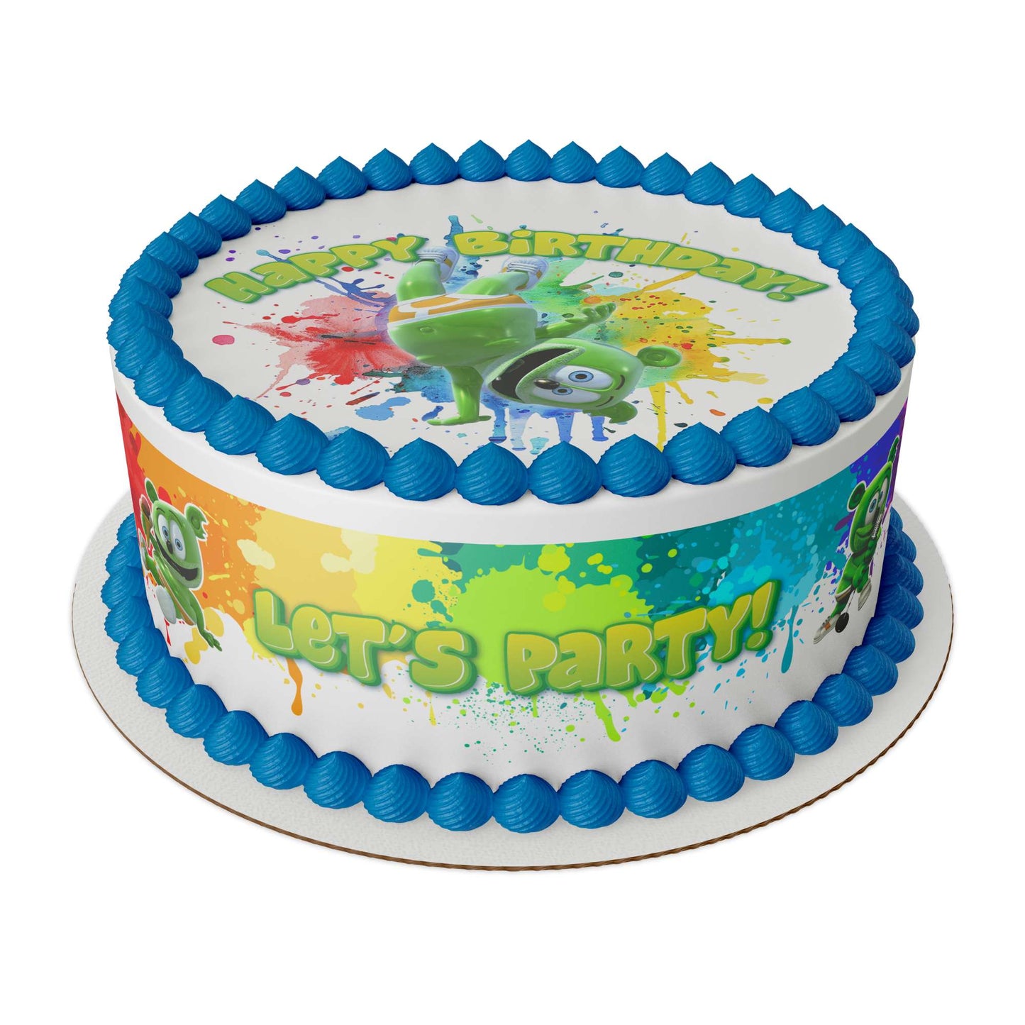 Gummibär and Friends® Splatter Round Cake Kit