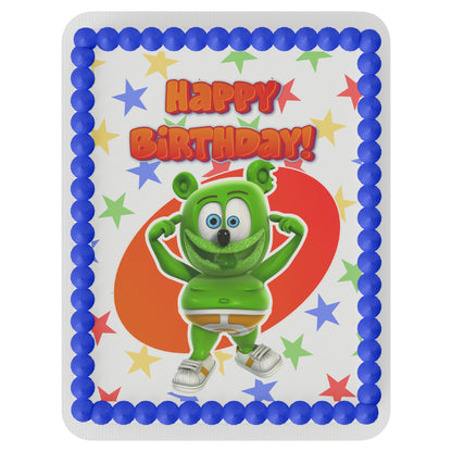 Gummibär and Friends® Stars Rectangle Edible Cake Topper