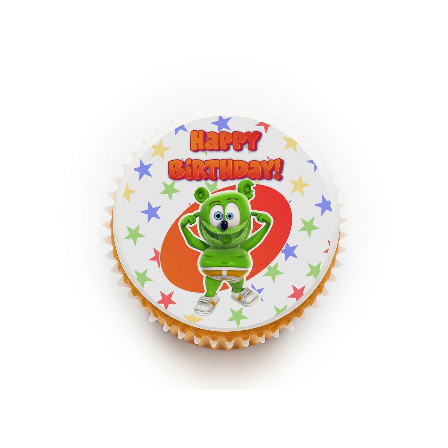 Gummibär and Friends® Stars Round Edible Cake Topper