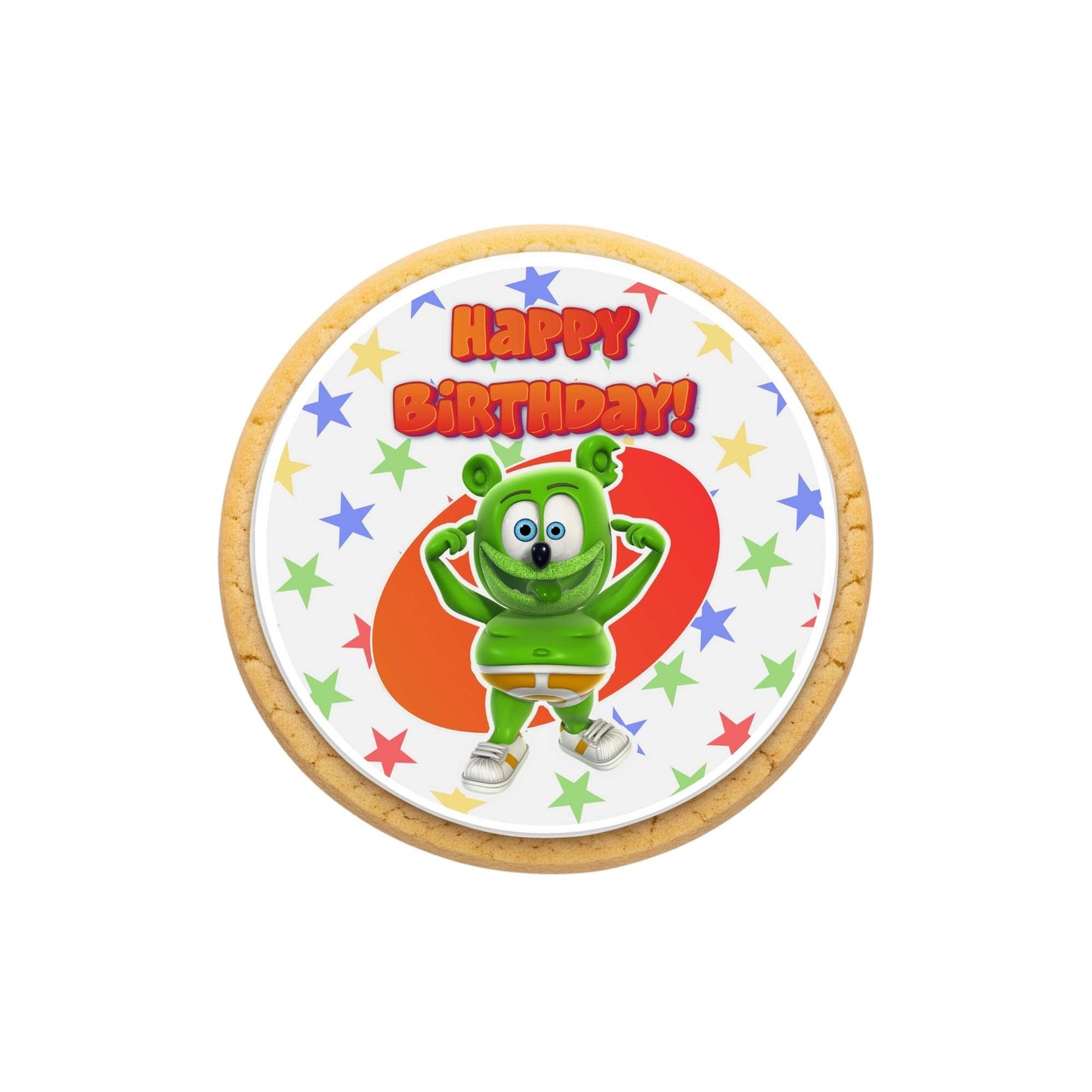 Gummibär and Friends® Stars Round Edible Cake Topper