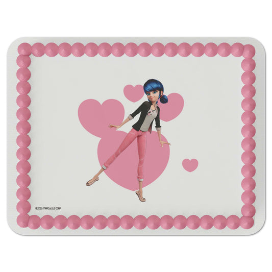 Miraculous: Tales of Ladybug & Cat Noir - Marinette Edible Cake Topper