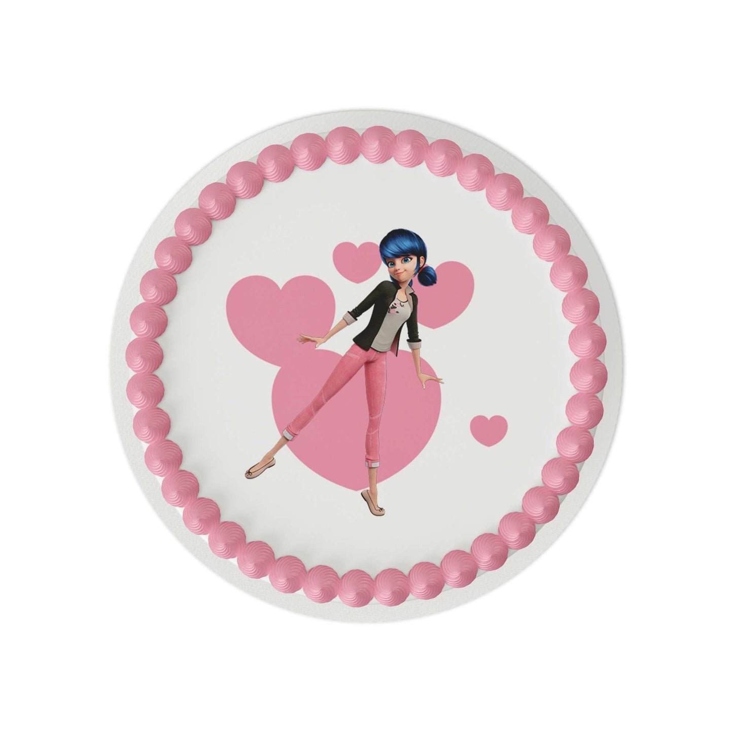 Miraculous: Tales of Ladybug & Cat Noir - Marinette Edible Cake Topper