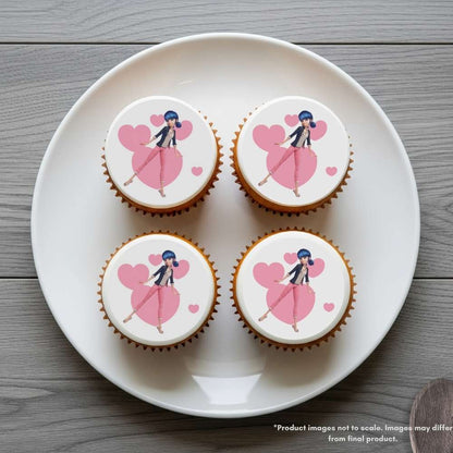 Miraculous: Tales of Ladybug & Cat Noir - Marinette Edible Cake Topper