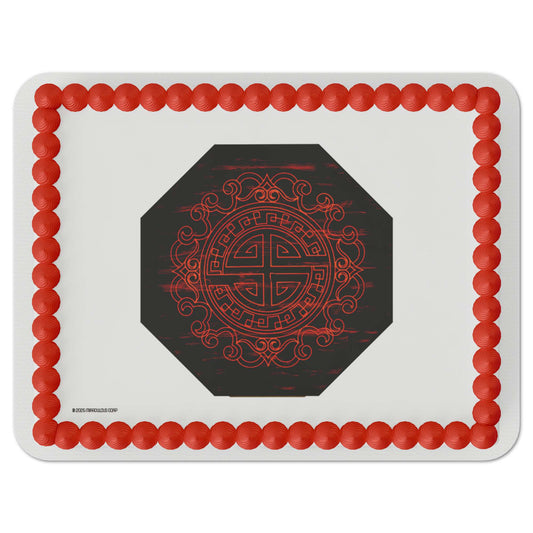 Miraculous: Tales of Ladybug & Cat Noir - Master Fu Symbol Edible Cake Topper