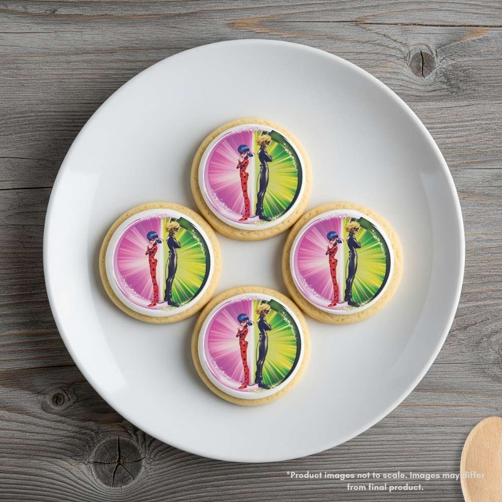 Miraculous: Tales of Ladybug & Cat Noir – Duo Power Edible Cake Topper