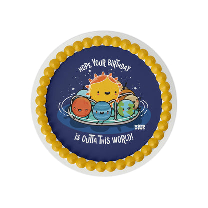 Wawawiwa Planets Birthday Edible Cake Topper