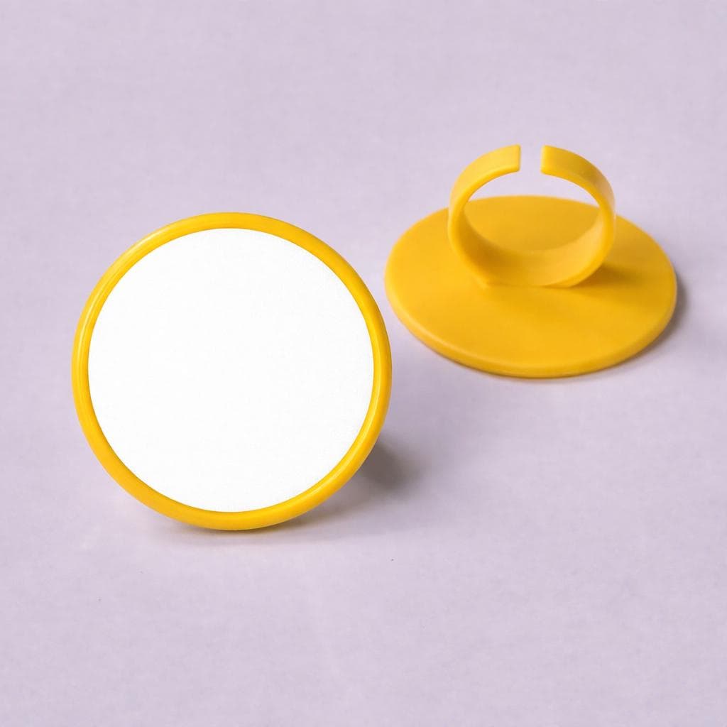 Custom Logo Cupcake Toppers – Personalized Photo or Business Logo – Printed Cupcake Rings for Parties & Events