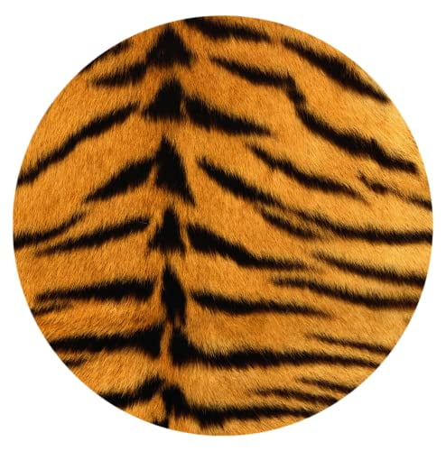 Tiger Skin Car Coasters, Ceramic Stone Drinks Coaster Set for Women Man 2.56" (2 Pack)