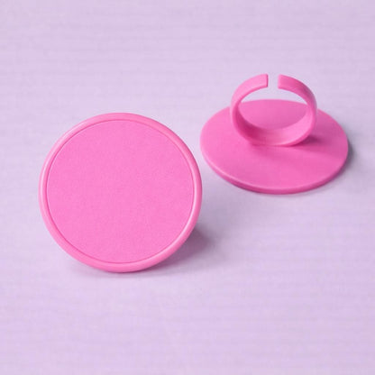 Blank Cupcake Topper Rings – 1.5” Round Cupcake Picks – DIY Image Holders – Custom Cupcake Decorations – Bakery Supplies