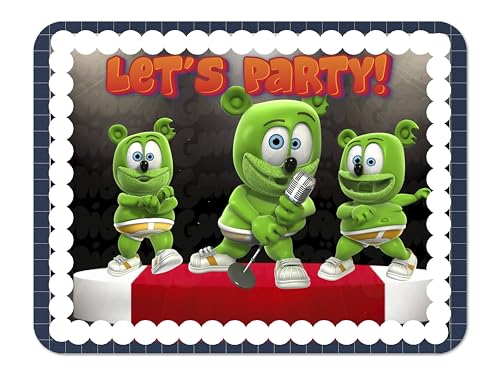 Gummibar and Friends® You're a Rock Star Edible Cake Topper