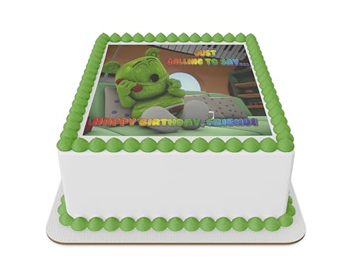 Gummibar and Friends® Calling Edible Cake Topper