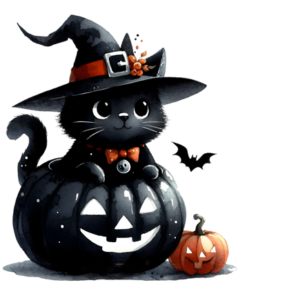 Poppie Badge Black Cat POPs