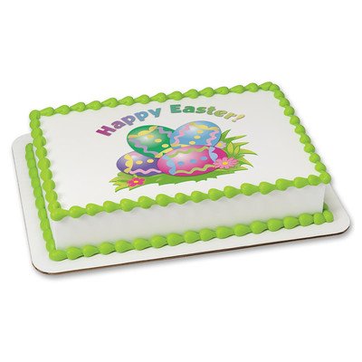Happy EasterEdible Icing Image for 1/4 sheet cake