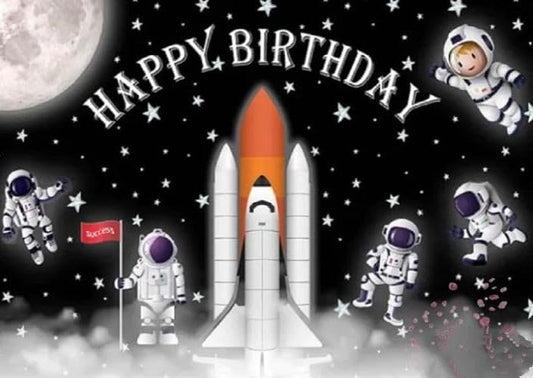 Astronaut Edible Icing Sheets-fits 1/4 sheet cake or larger