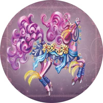 Unicorn Joy Ceramic Car Coaster Set 2.56" (2 Pack)
