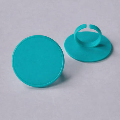 Blank Cupcake Topper Rings – 1.5” Round Cupcake Picks – DIY Image Holders – Custom Cupcake Decorations – Bakery Supplies