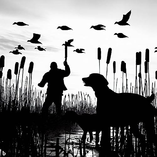 Duck Hunter with retriever dog #2 edible cake topper (1/4 Sheet)