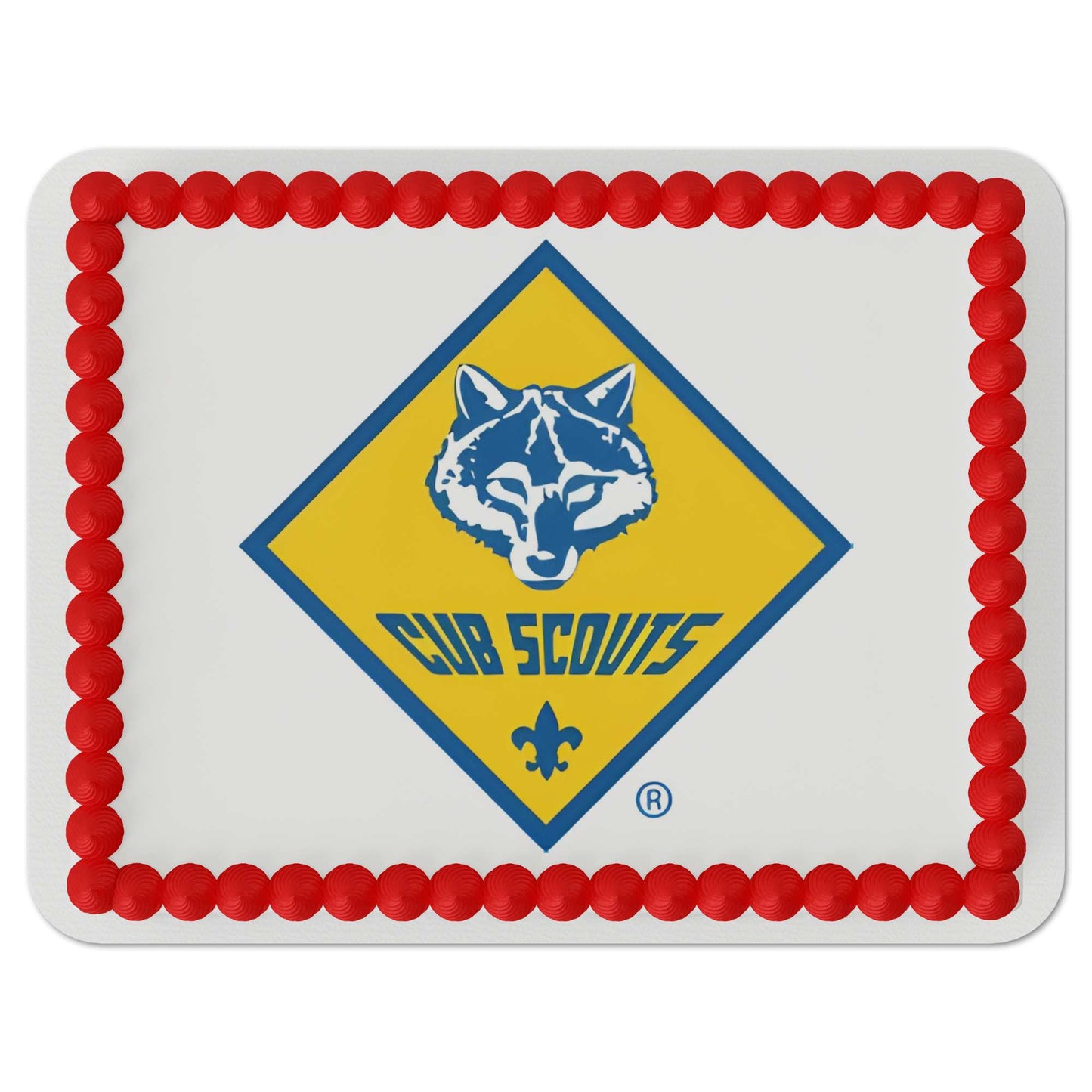Cub Scout Celebration Edible Cake Topper