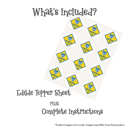 Cub Scout Celebration Edible Cake Topper