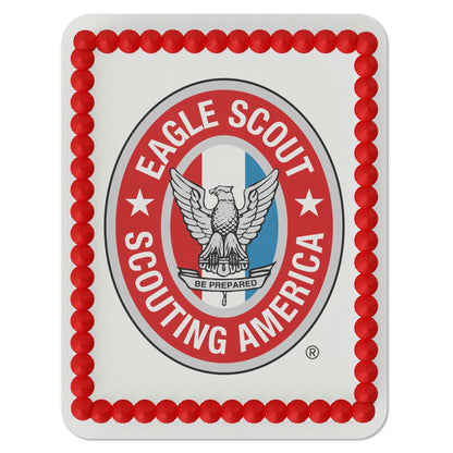 Eagle Scout Celebration Quarter Sheer Edible Cake Topper