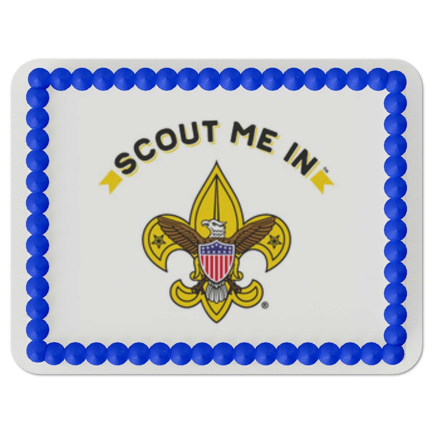 Scout Me In Edible Cake Topper