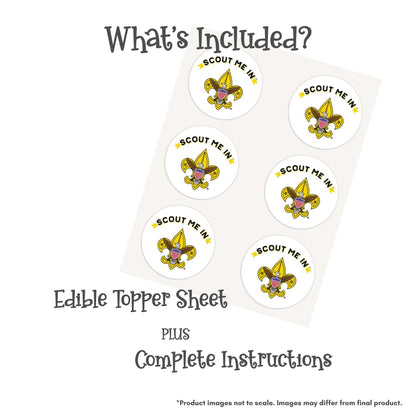 Scout Me In Edible Cake Topper