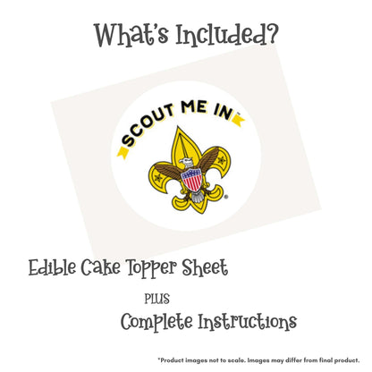 Scout Me In Edible Cake Topper