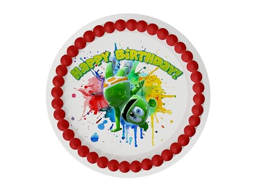 Gummibar and Friends® Break Dancing Edible Cake Topper