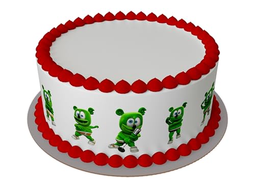 Gummibar and Friends® Dance Strips 1 Edible Cake Topper (2.5x10 inch Strips 3 per sheet)