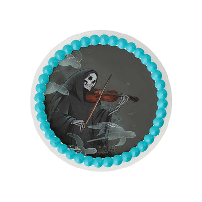 Loving Reaper Turtle Serenade Edible Cake Topper