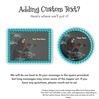 Loving Reaper Turtle Serenade Edible Cake Topper