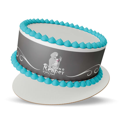 Loving Reaper Gray Edible Cake Strips