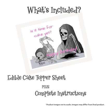 Loving Reaper Time for Cake? Edible Cake Topper