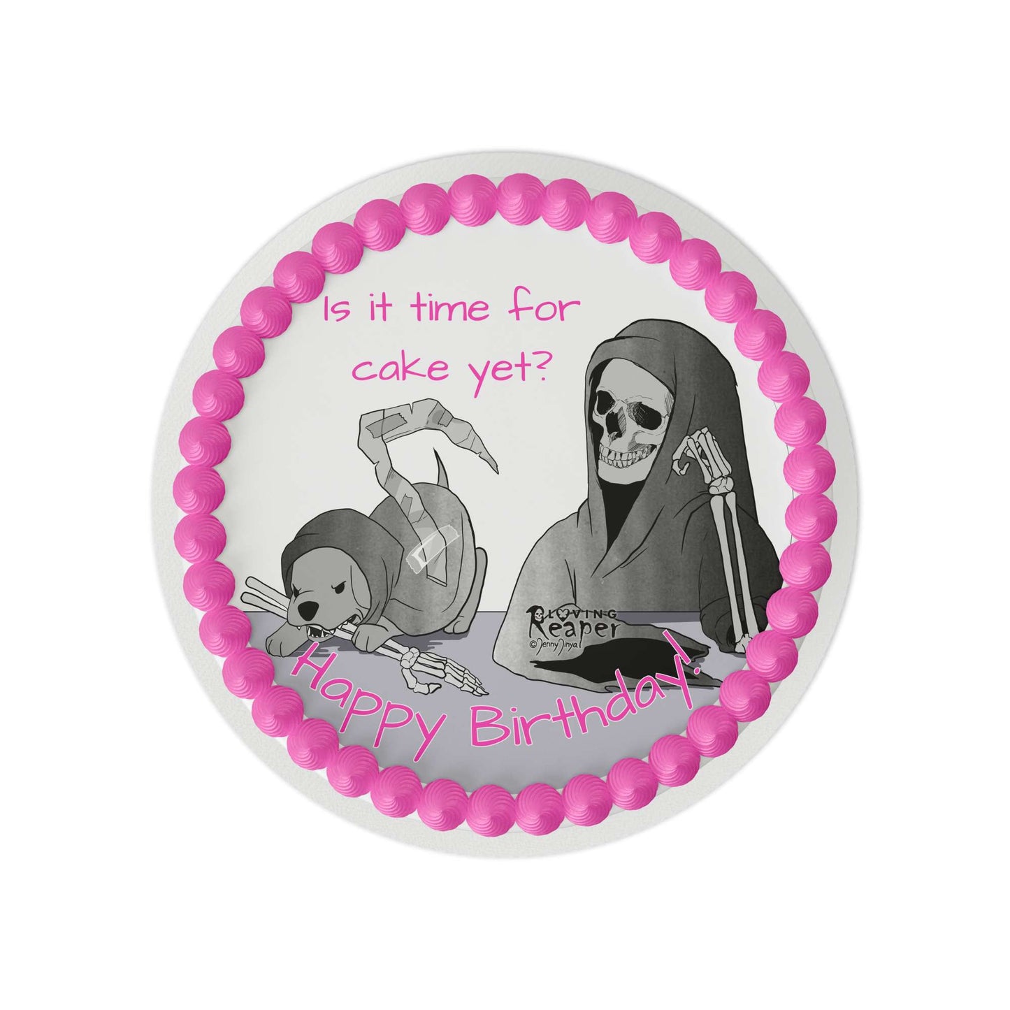 Loving Reaper Time for Cake? Edible Cake Topper