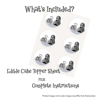 Loving Reaper Puppy Assistant Edible Cake Topper