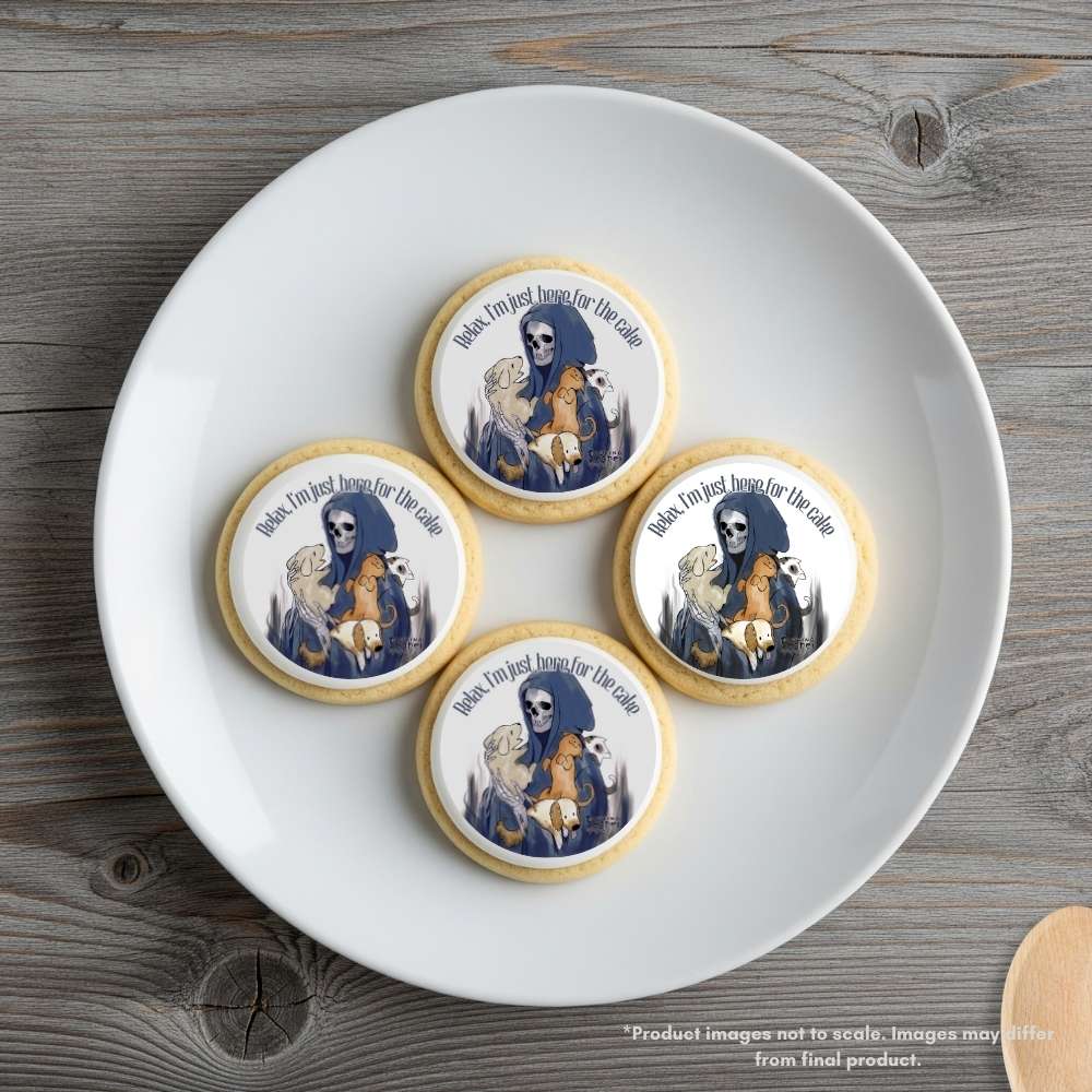 Loving Reaper Relax Edible Cake Topper