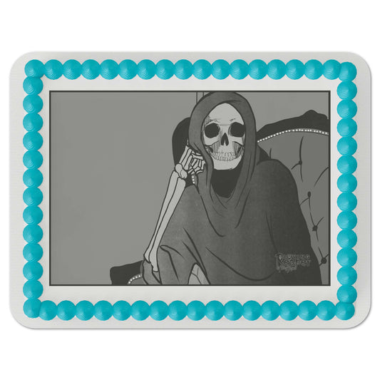 Loving Reaper Candid Moment Edible Cake Topper