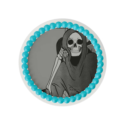 Loving Reaper Candid Moment Edible Cake Topper
