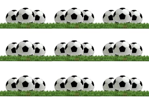 Soccer Edible Image Edible cake border 3 Strips 2.5x10.5 inchs in size