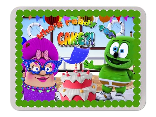 Gummibar and Friends® Cake Edible Cake Topper